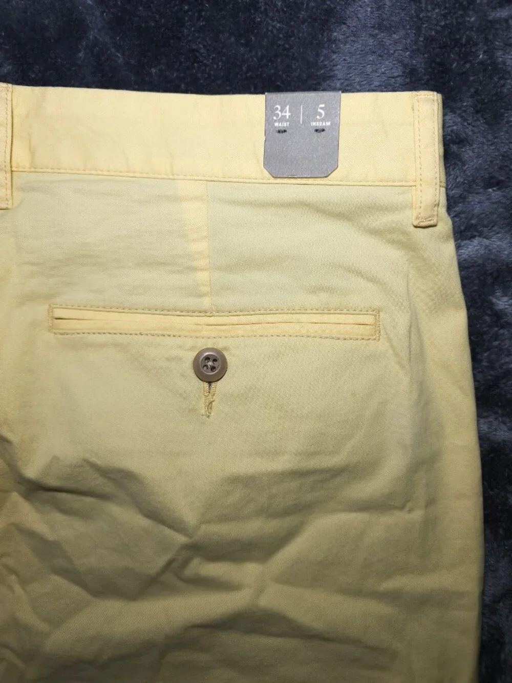 NWT J Crew Yellow 34 Shorts 5” Inseam Cotton Resort Beach Golf Work Reimagined